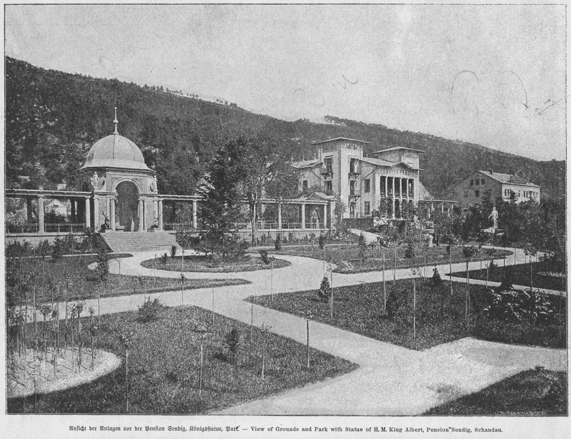 Parkhotel Bad Schandau Mit Spa Extérieur photo